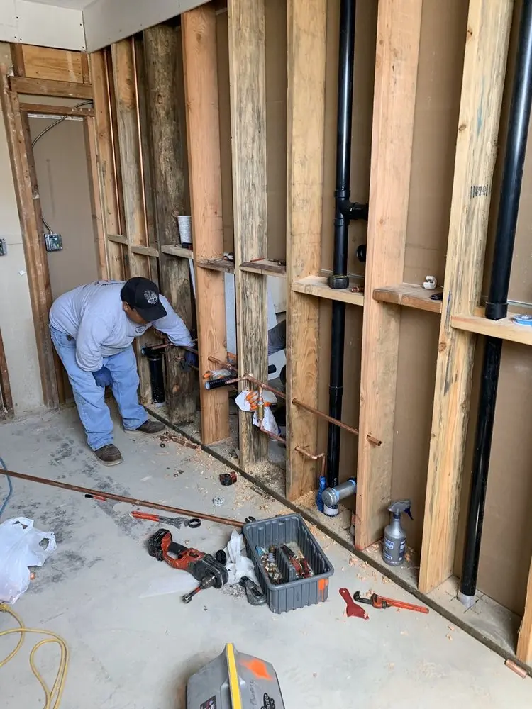 Commercial rough-in plumbing for Trenchless Sewer Repair in Pigeon Hill